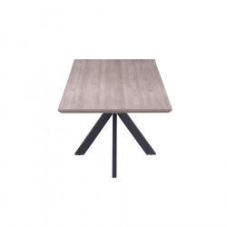 Bordeaux 1.6m Extn Dining Table Grey